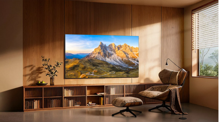 TV TCL 85C8L design grand format